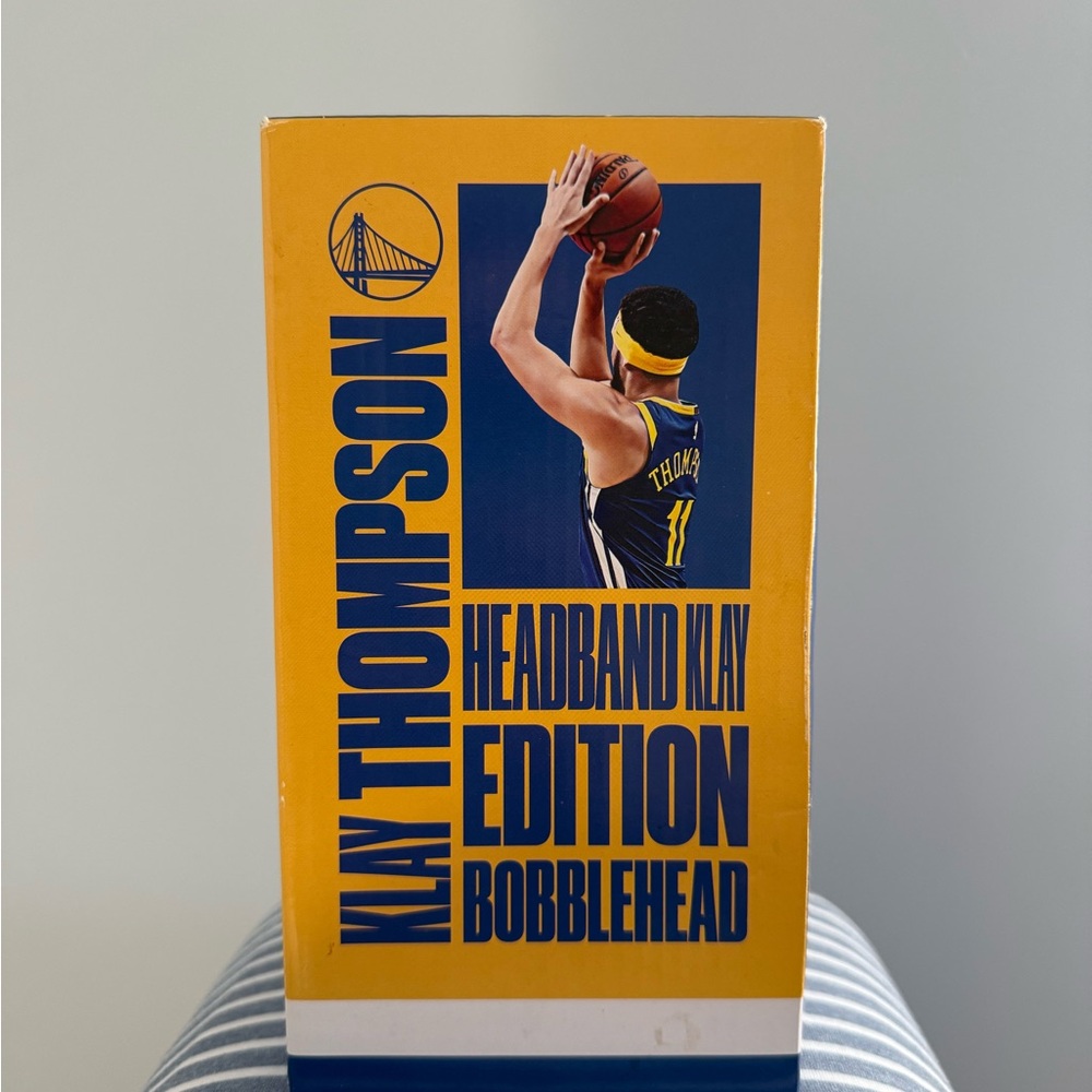 Golden State Warriors Klay Thompson Bobblehead - Blue and Yellow